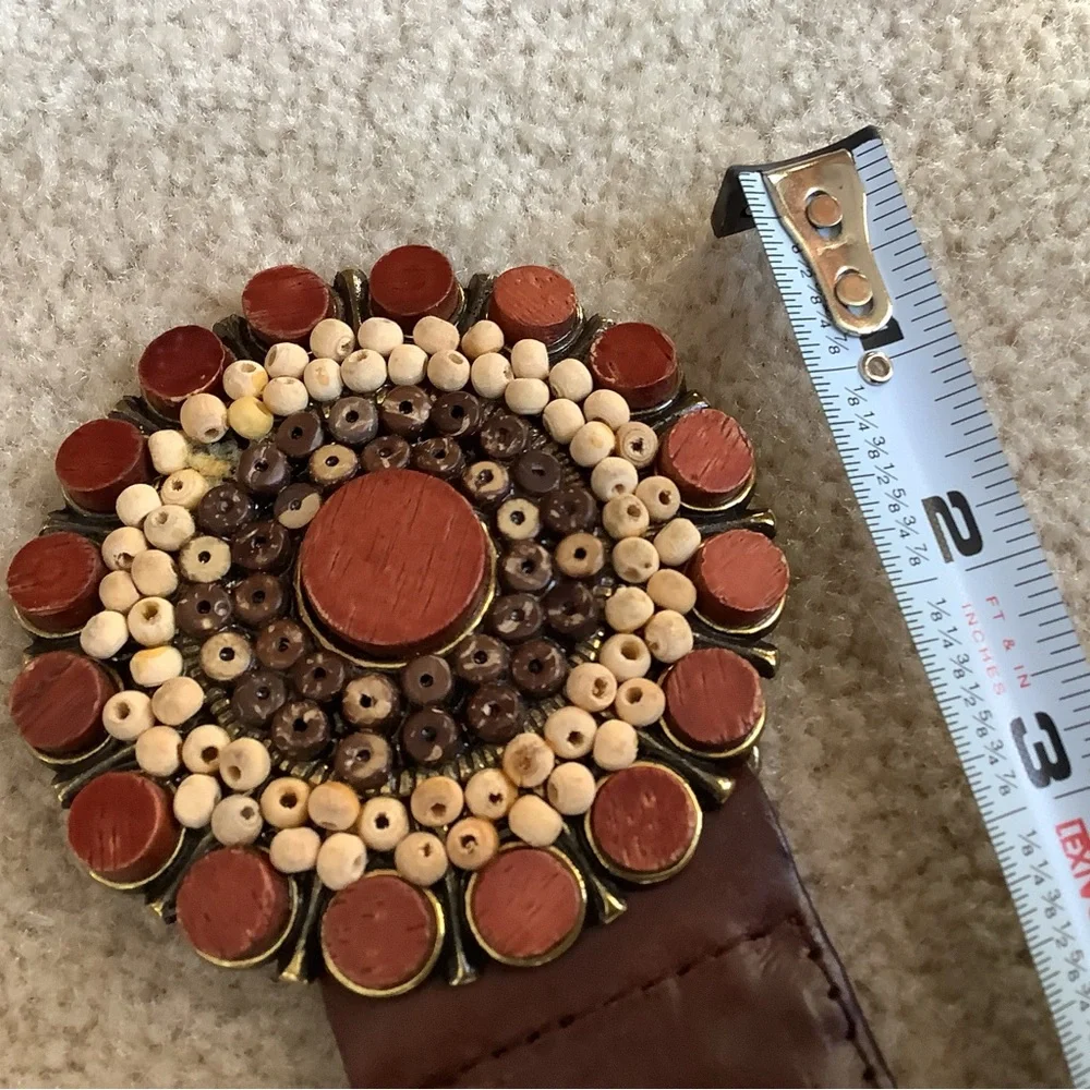 Another Line Inc braided genuine leather belt L